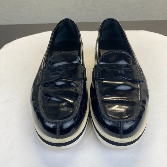 TOD’S Women's Leather Driving Loafer Pebble Size 38 1/2‎ US - Picture 3 of 10